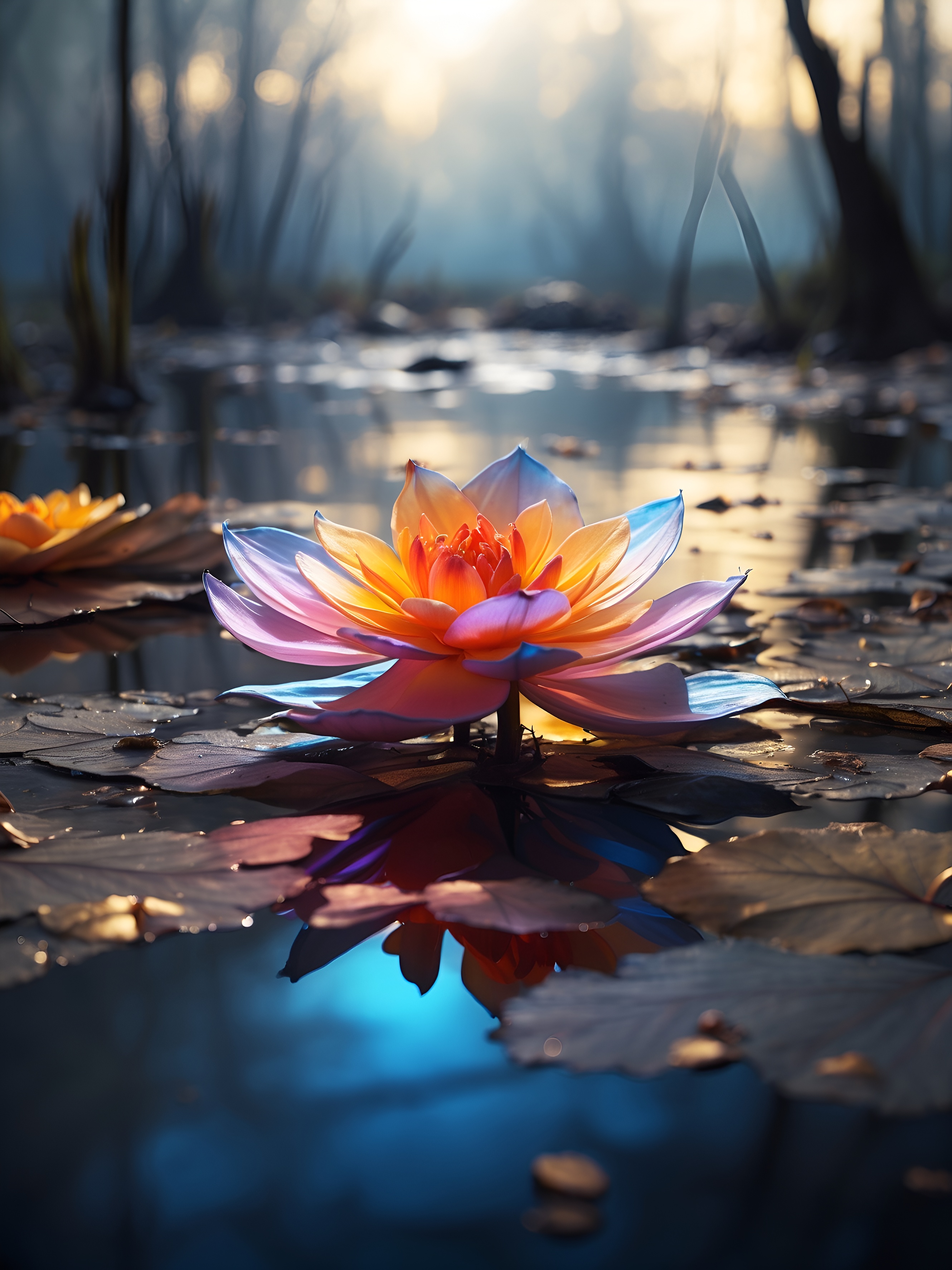 What was this flower called? ah, Lotus!